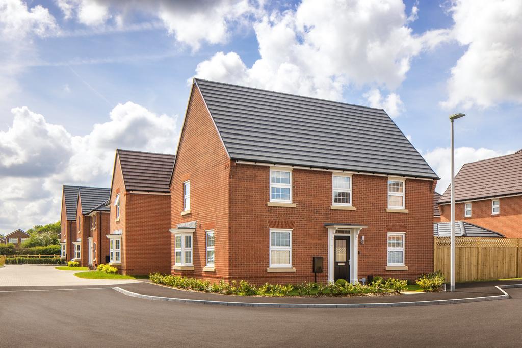 External view of 4 bedroom homes at Ashridge...