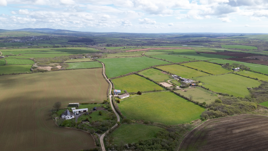 Aerial shot from drone