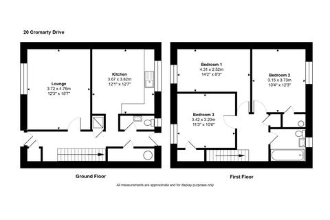 3 bedroom terraced house for sale, Cromarty Drive, Milton IV18