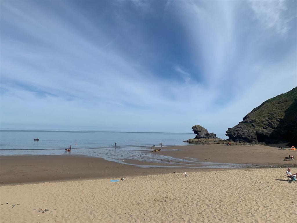 Nearby Llangrannog Beach