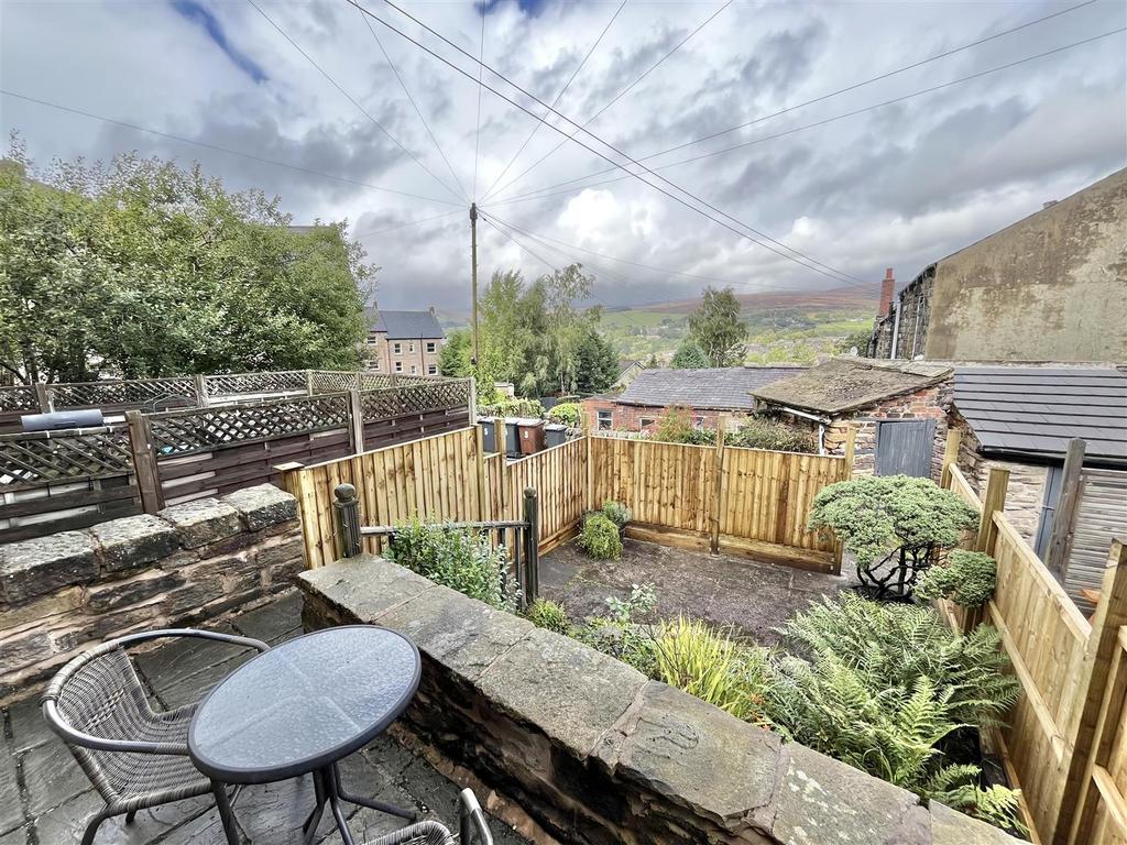 Sub-Divided Shared Garden &amp; Raised Patio Area