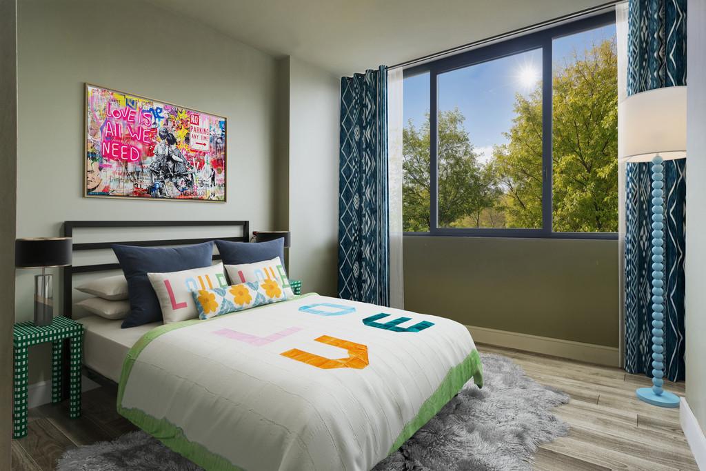 1st Floor Bedroom - virtual impression