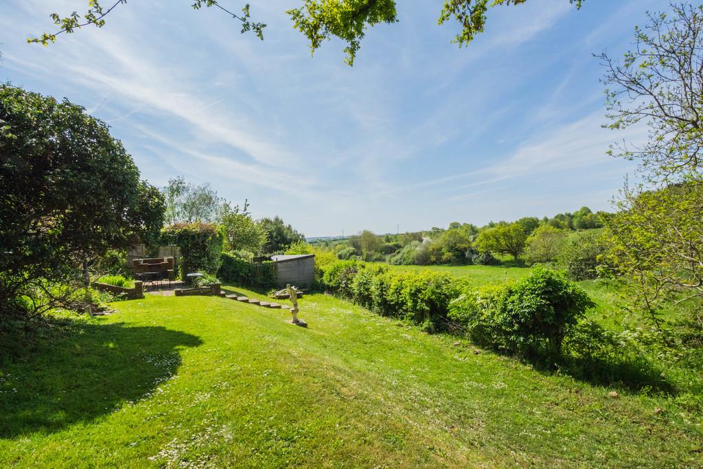 Garden looking onto the fields