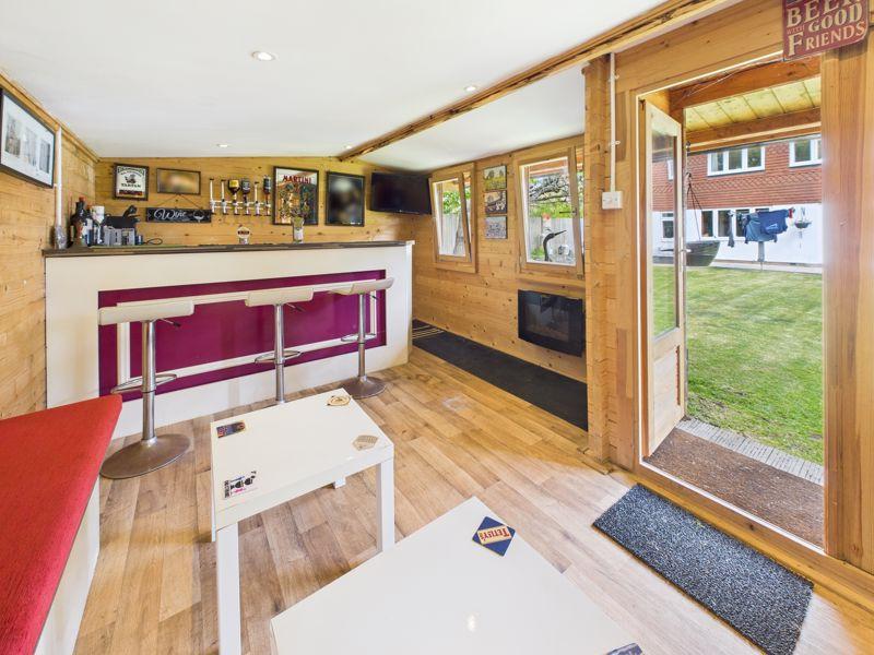 Inside summerhouse