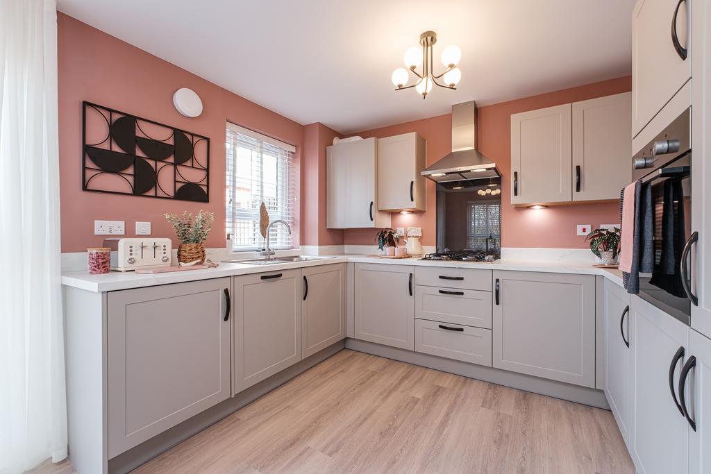 Interior view of the kitchen in our 3 bed...