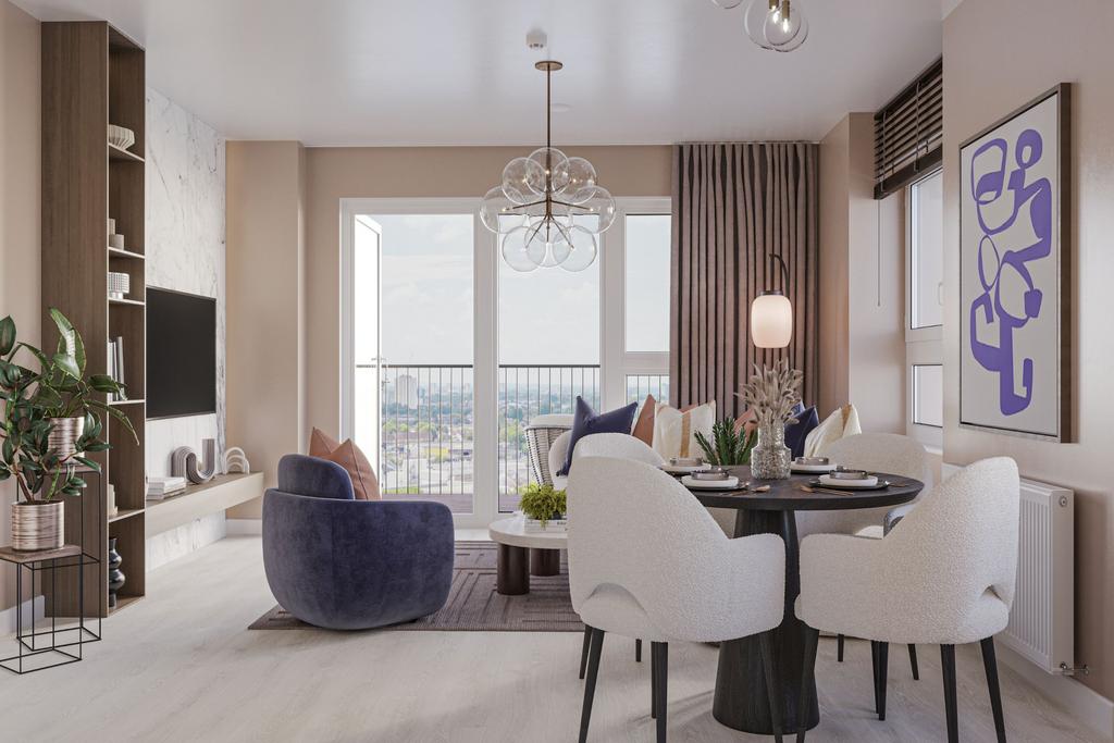 Royal Gateway - Two-bed apartment