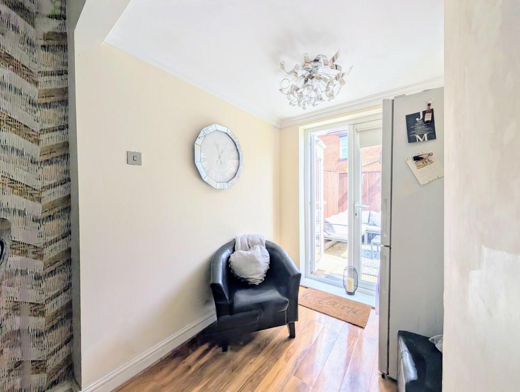 Rear porch area