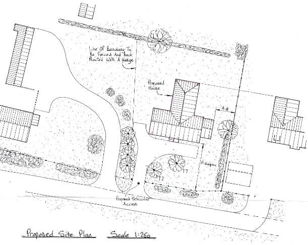 Proposed site plan