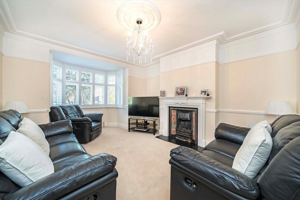 Living room, fireplace
