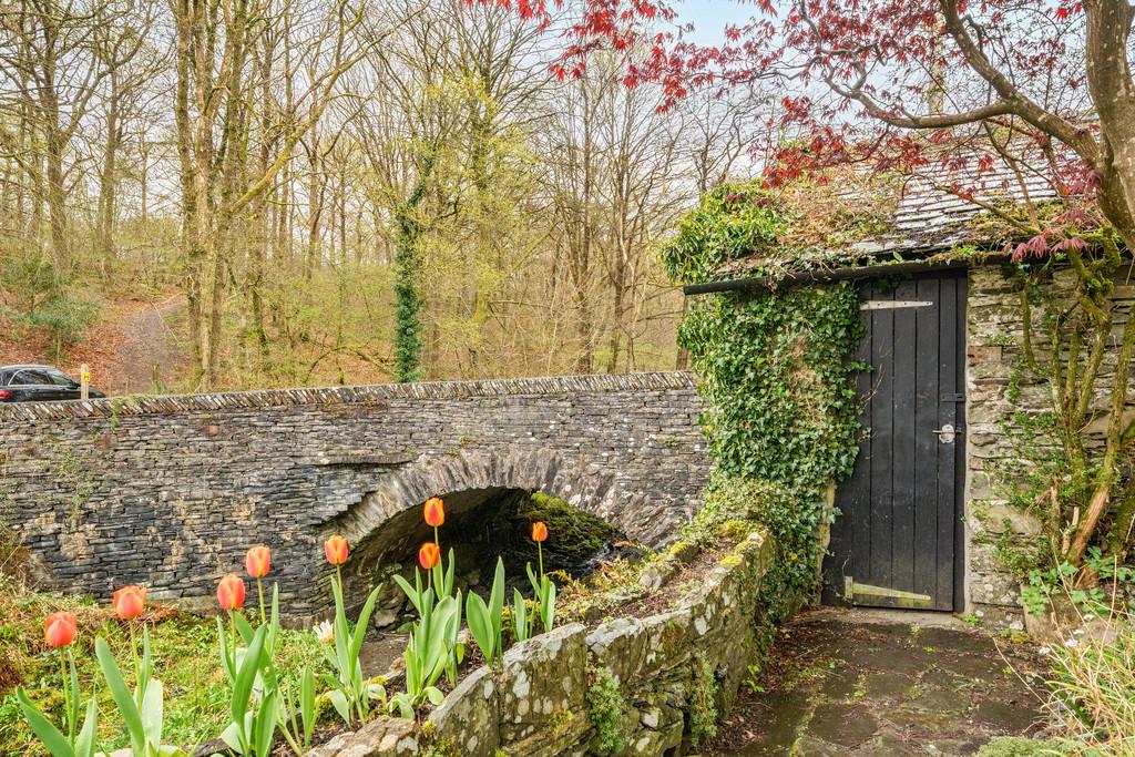 Outdoor Store and Quaint Bridge