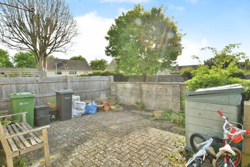 Rear courtyard