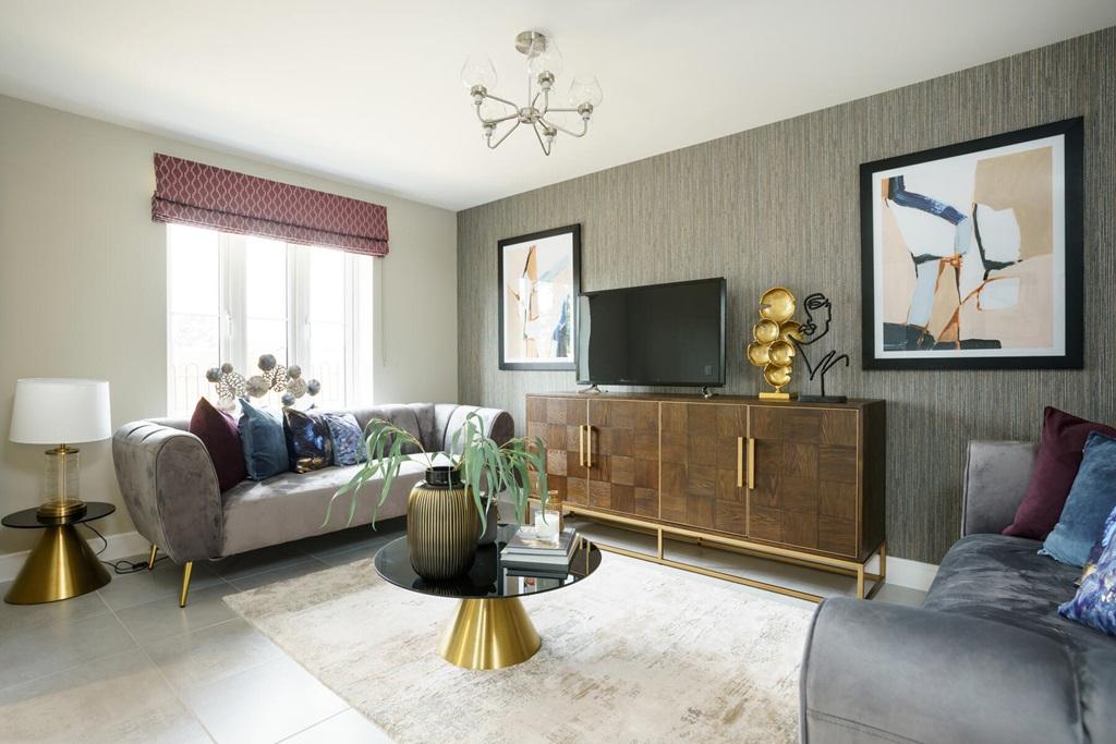 Get everyone together, with space for 2 sofas...