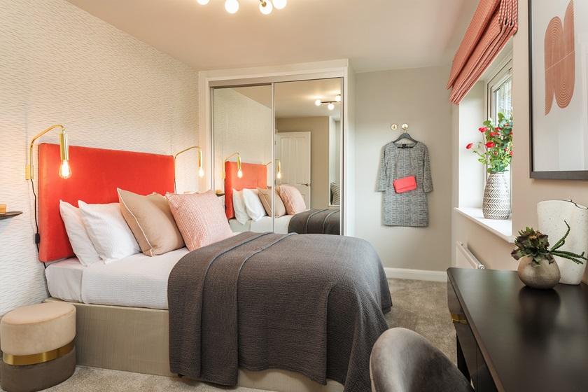 Third bedroom in the Thornton 4 bedroom home