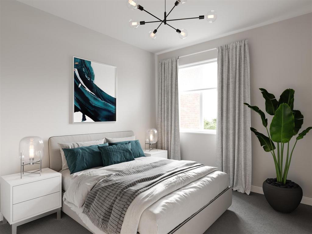 CGI Bedroom Styling
