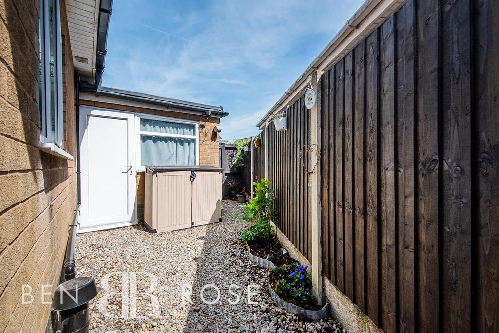 Rear Garage Entrance
