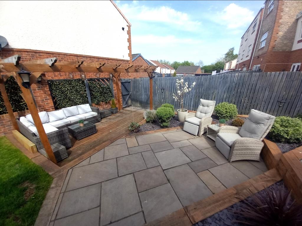 Rear garden
