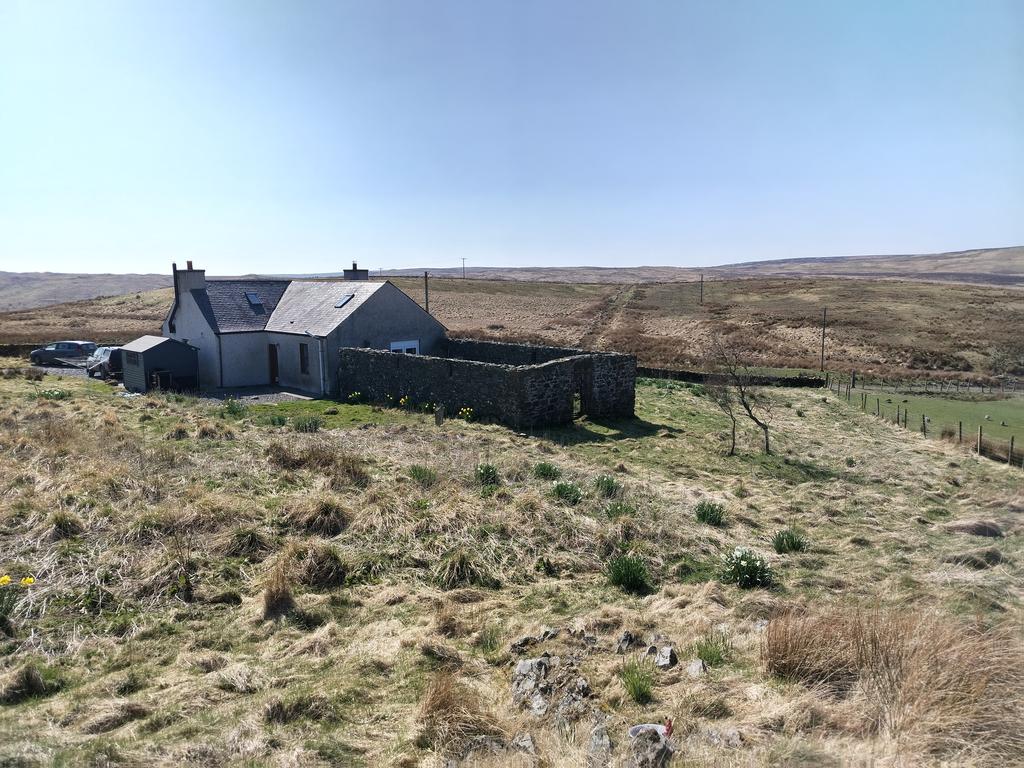 Rear of property