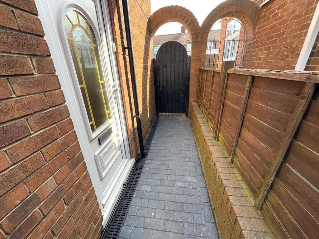 Side entrance