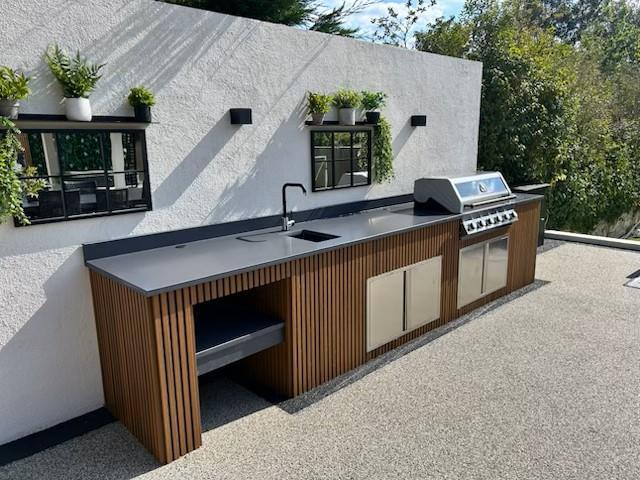Outside kitchen
