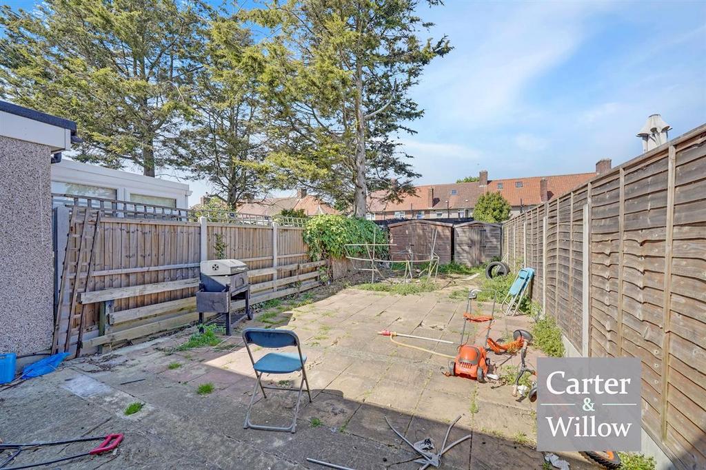 Private rear garden