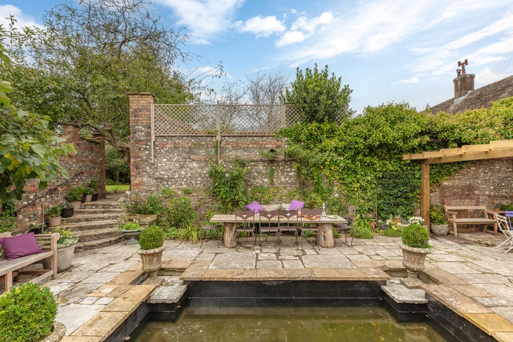 Terrace and Pond