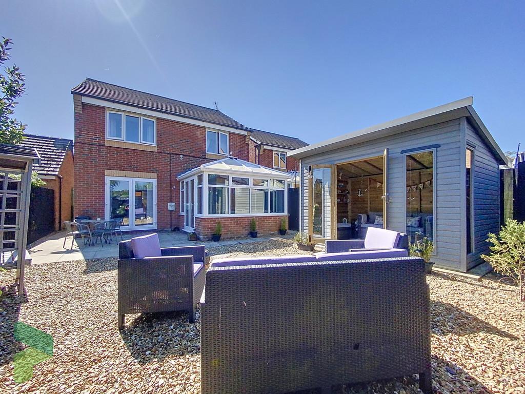Rear Elevation, Summer House and Garden
