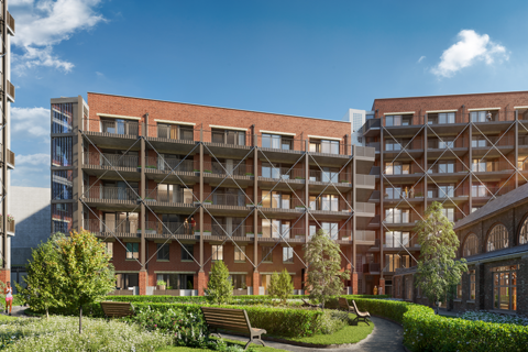 undefined, Plot Moniz Apartment 17, One bed apartment full market value at The Restorey, NW10, Park Royal, Central Way NW10
