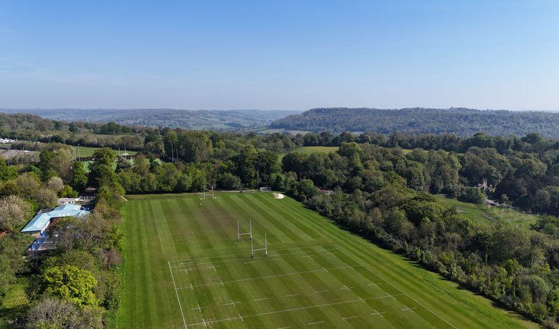 Aerial view to the