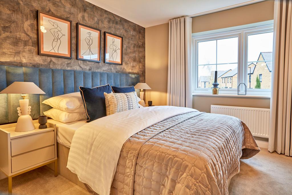 En suite bedroom in the Kingsville 4 bedroom home