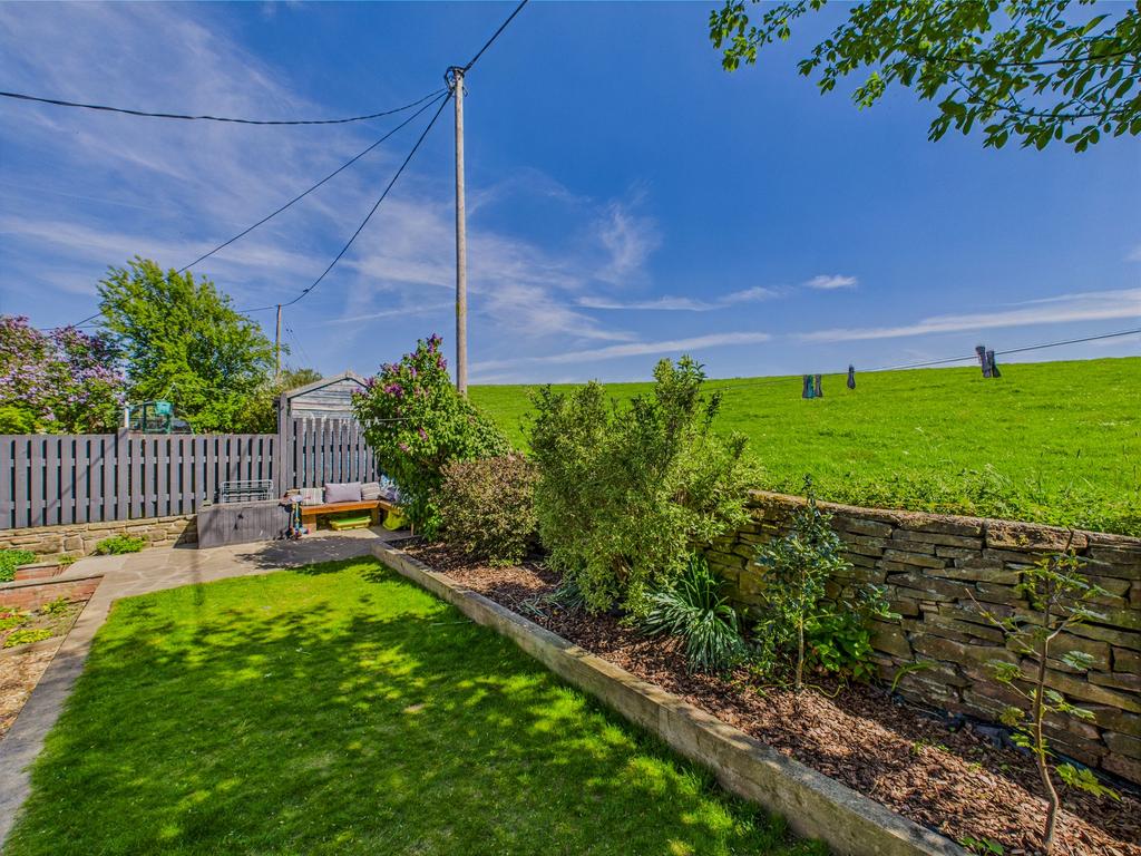 Rear Garden - Raised Lawn