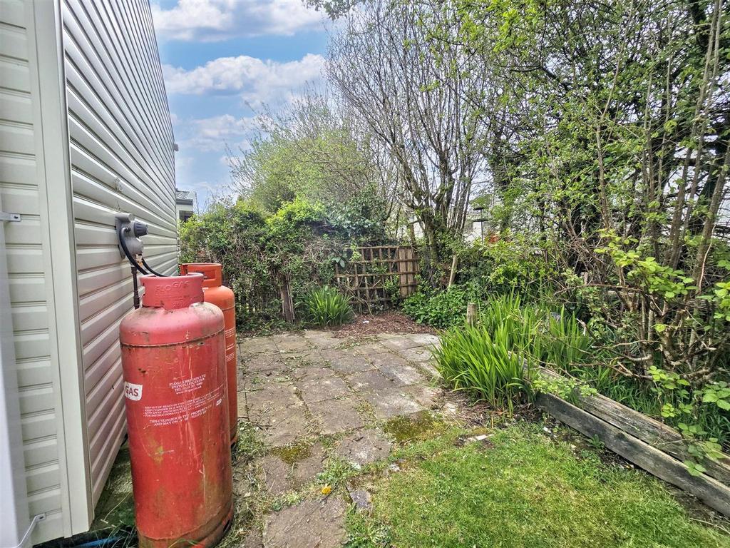 Rear patio