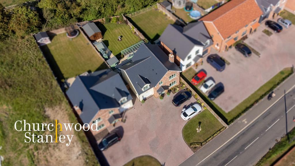 Aerial of plot