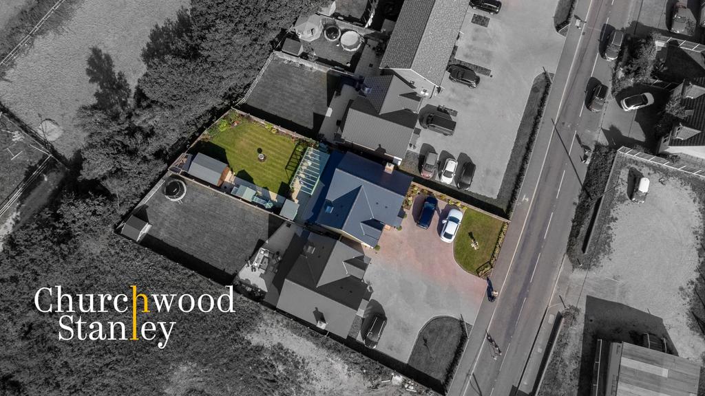 Aerial of plot