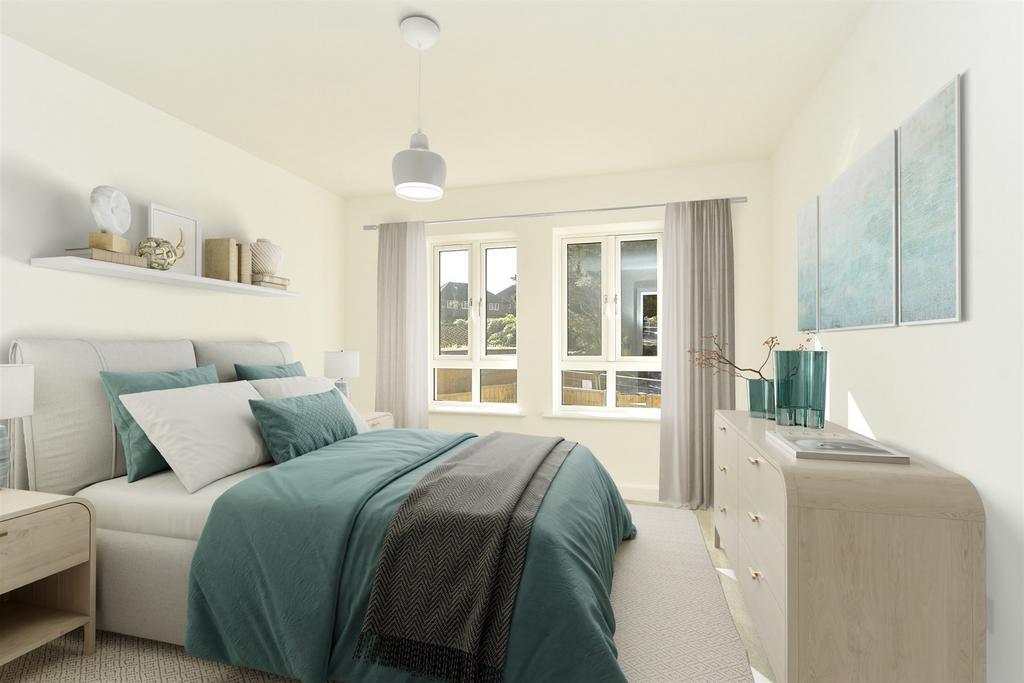 Bedroom 2 Staged