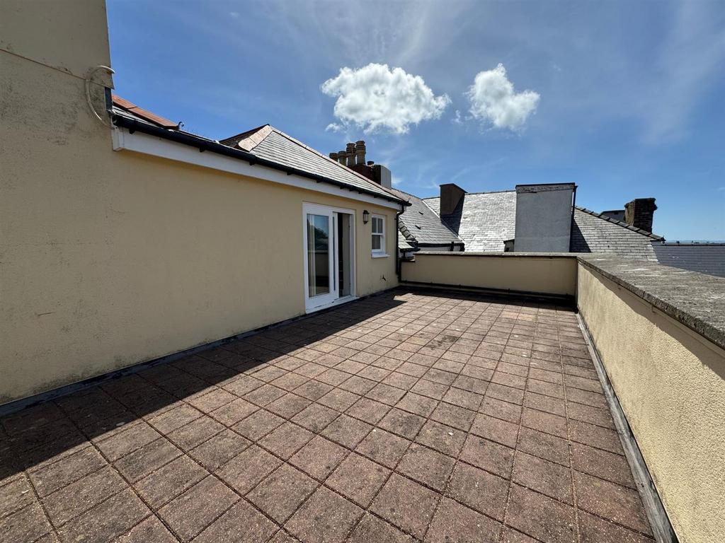 View from large roof terrace