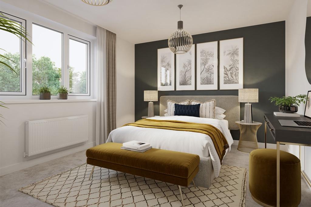 Bedroom 2 could be used for guests