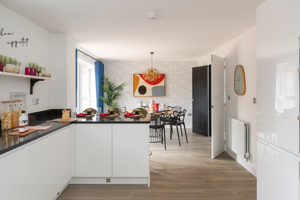 An open plan kitchen dining room is perfect for...