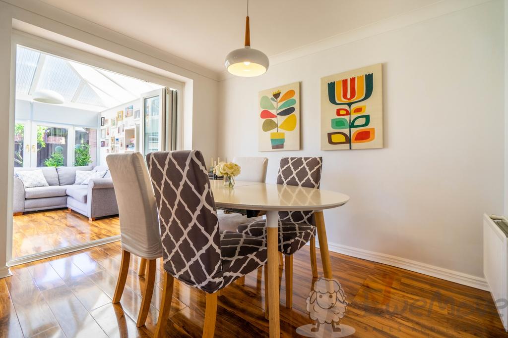 Dining Space into Sun Room