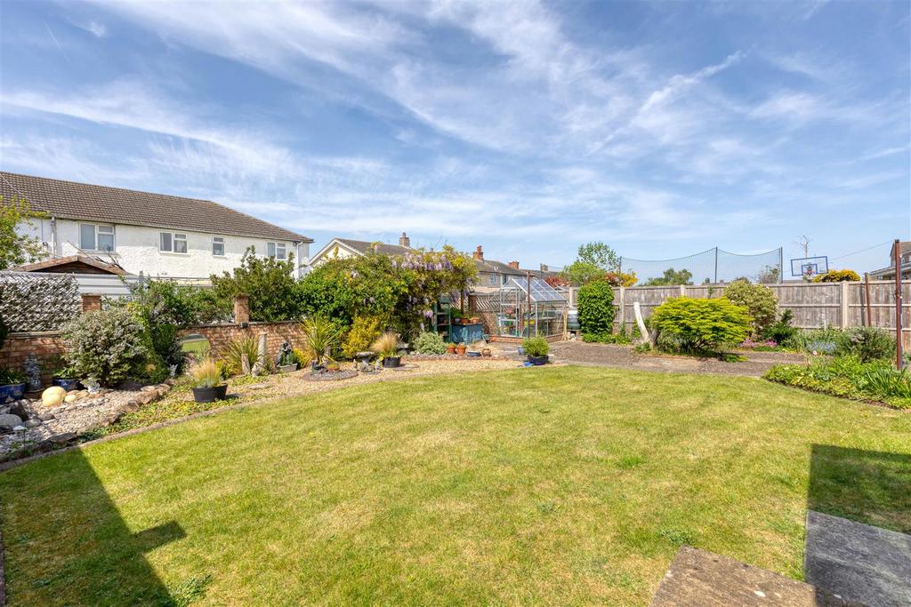 West facing garden