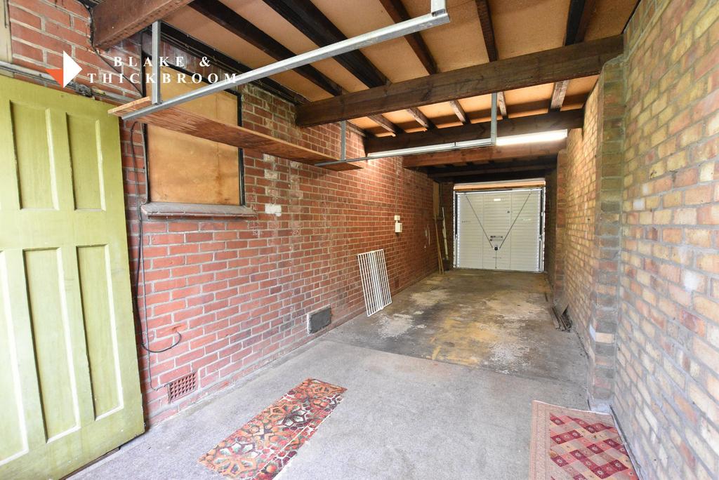 Attached garage