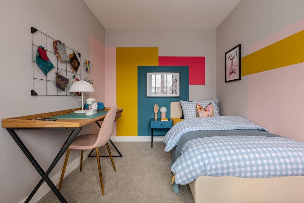 The third bedroom is well suited to a child or...