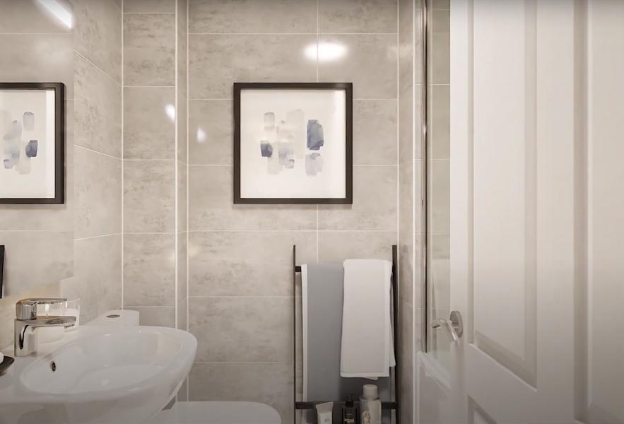 Hume 3 bedroom home, bathroom
