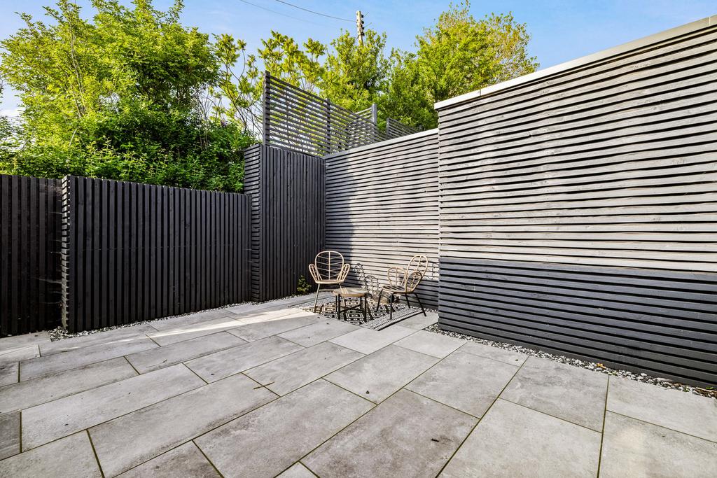 Private terrace from the master bedroom