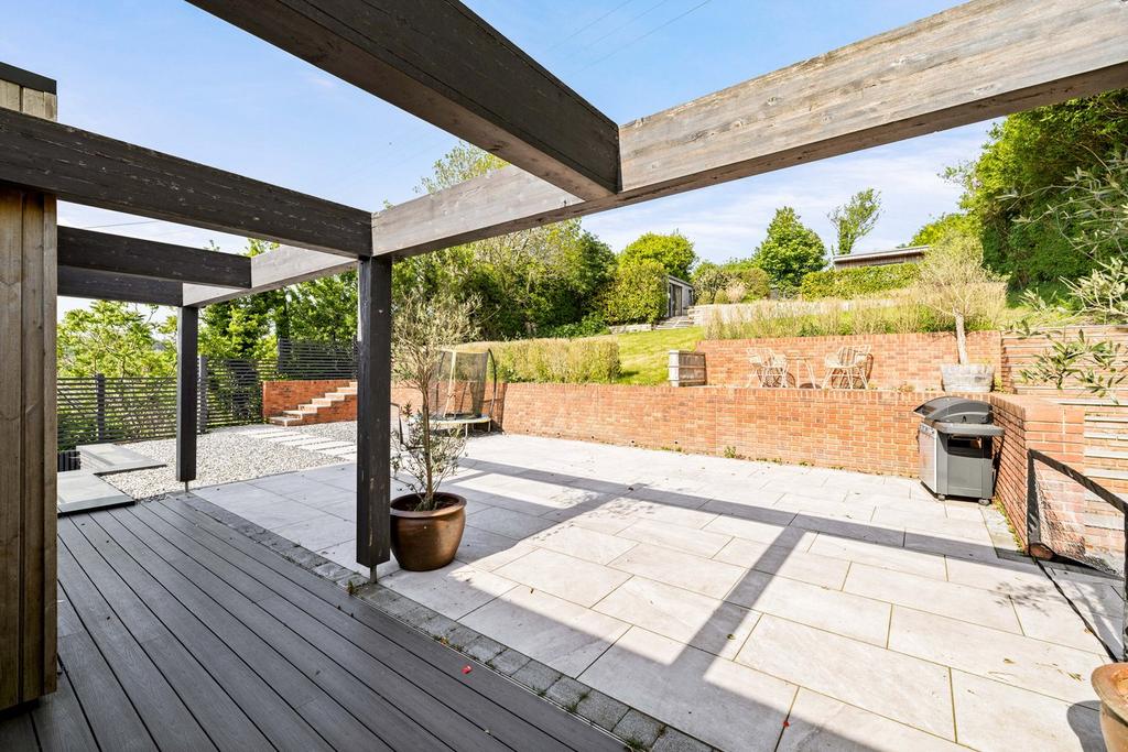 Rear terrace