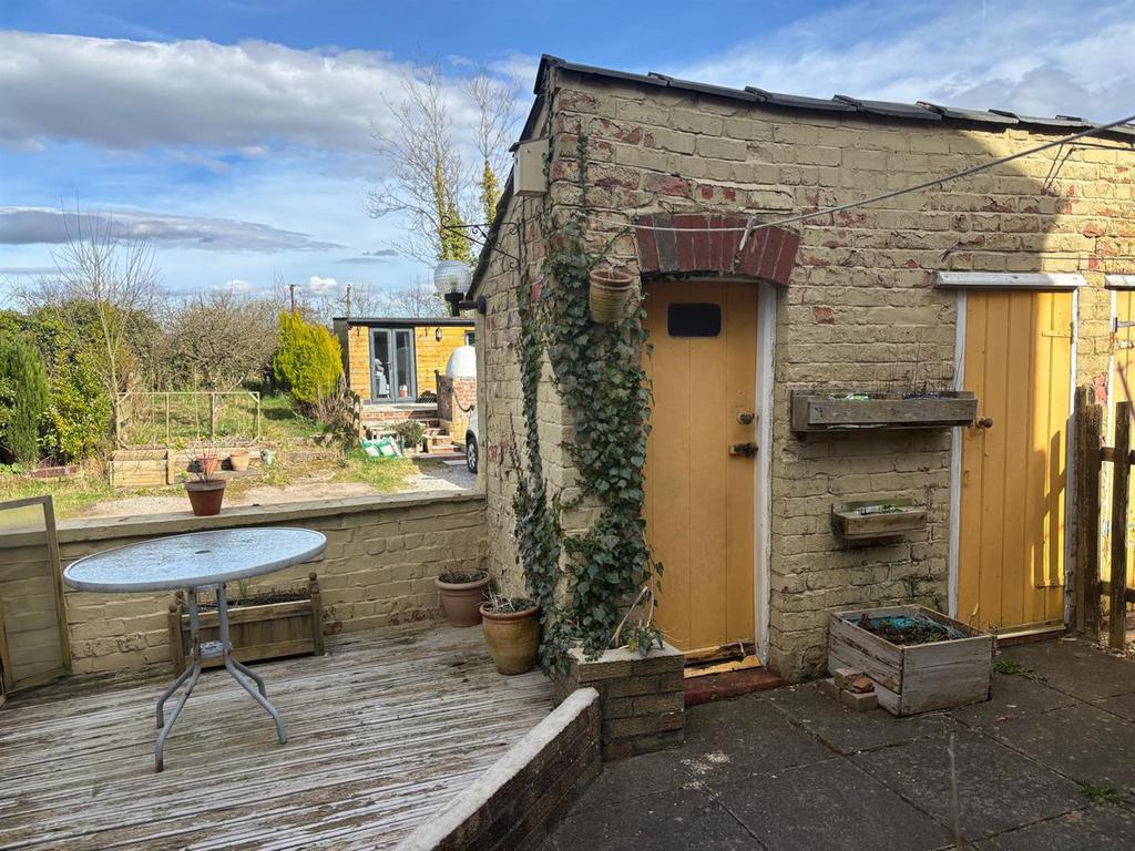 Rear patio