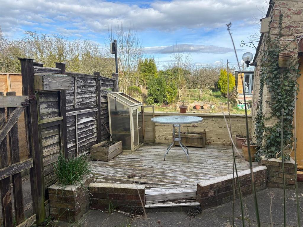 Rear patio
