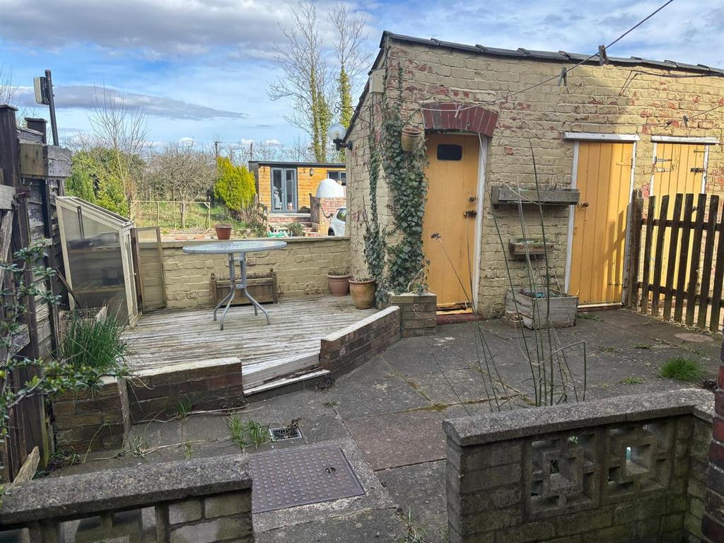 Rear patio