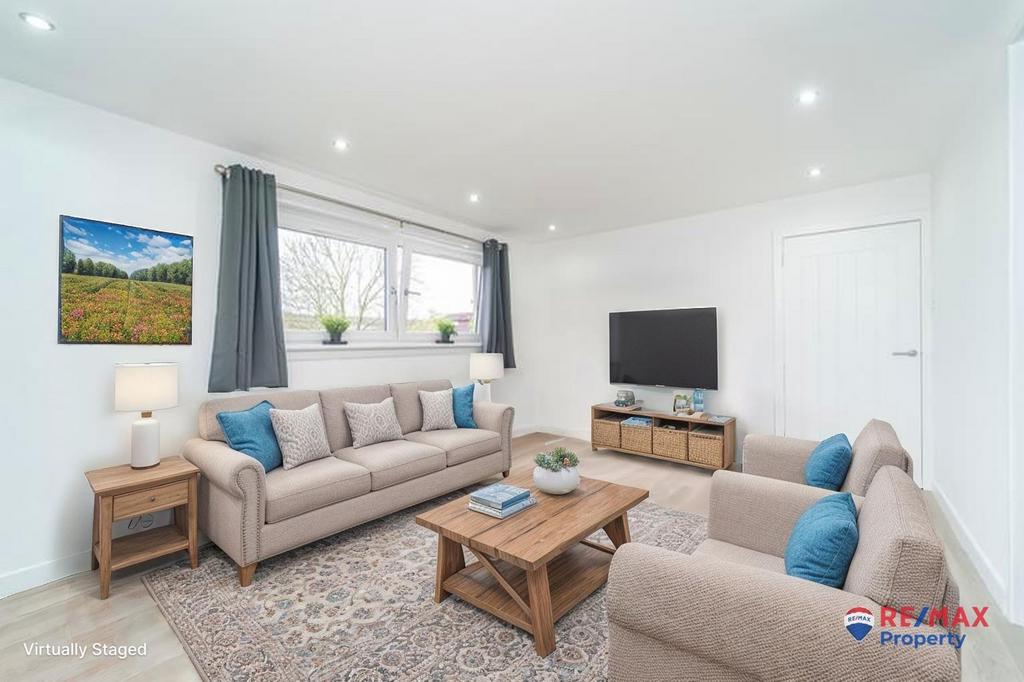 Virtually Staged Lounge