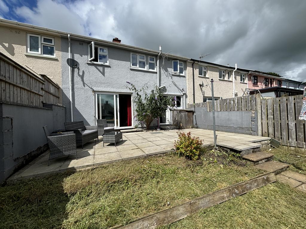 Rear of property