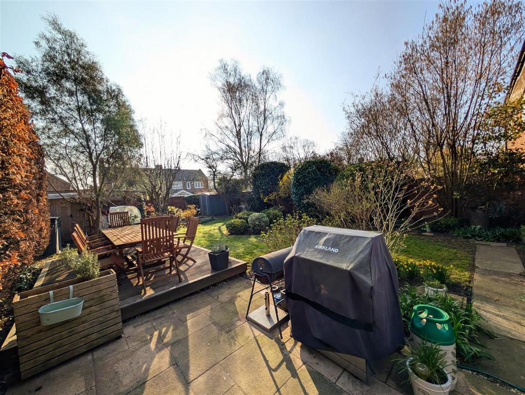 Patio view, garden